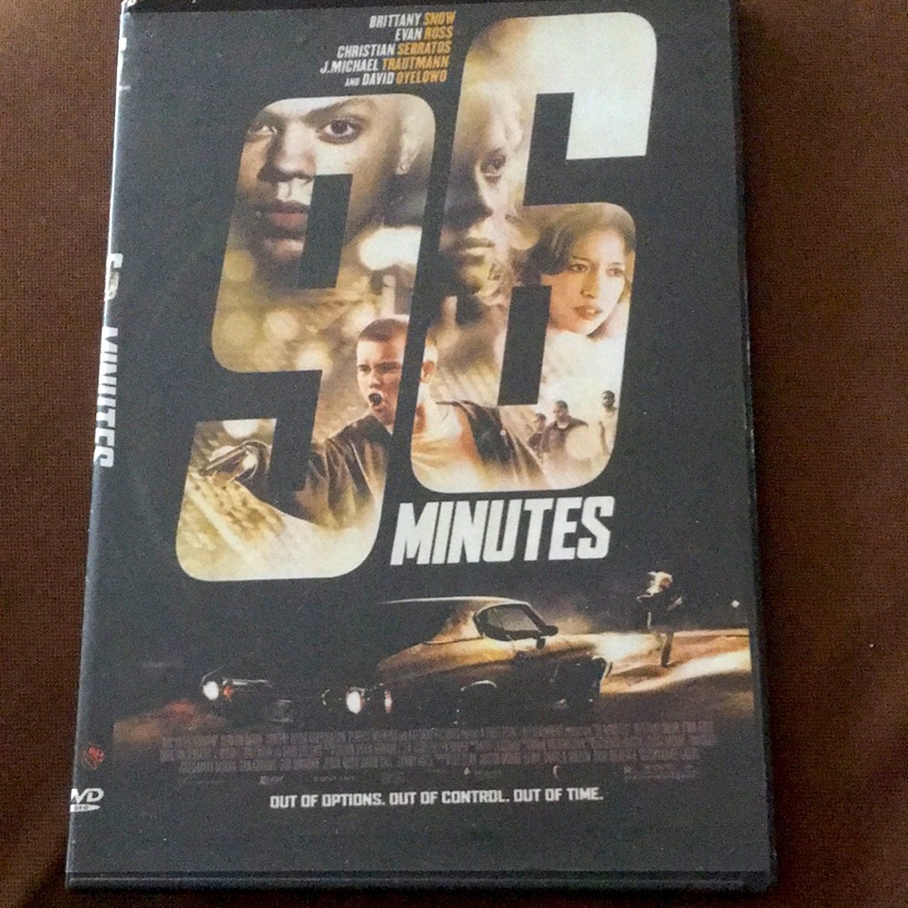 🍿 4/$20 96 Minutes DVD Evan Ross Brittany Snow Crime Thriller Widescreen Movie